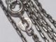 Antike Fbm Halskette Aus 925er Sterling Silber,  51 Cm,  Diamantiert,  5 Tage Ketten Bild 1