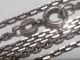 Antike Fbm Halskette Aus 925er Sterling Silber,  51 Cm,  Diamantiert,  5 Tage Ketten Bild 2