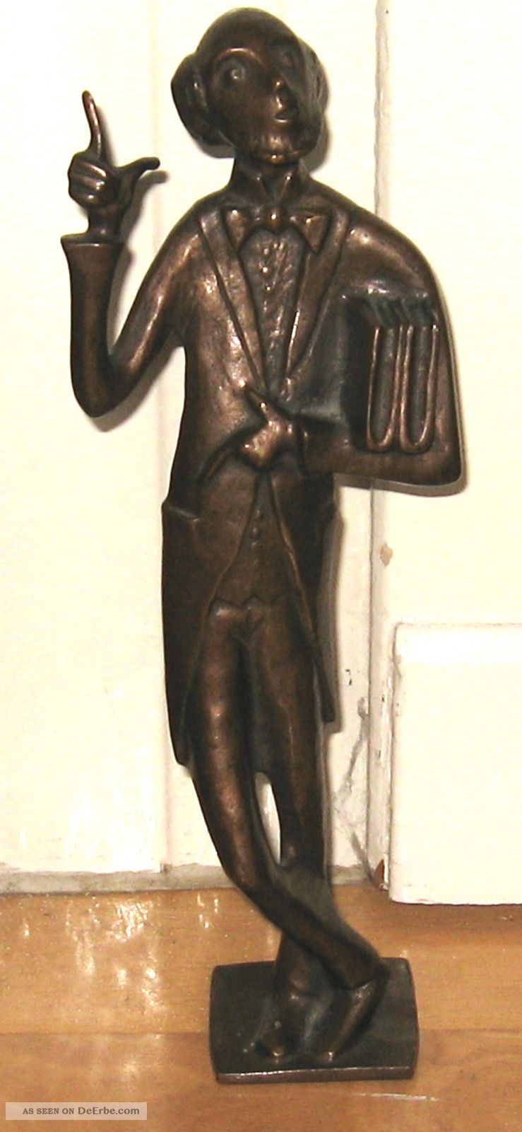 Bronze Figur Lehrer Lämpel Bronze Bild