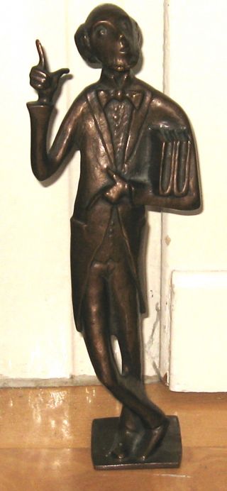 Bronze Figur Lehrer Lämpel Bild
