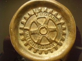 Rotary International,  Bronze,  Emblem,  Medaille Bild