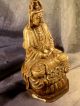 Alte Figur Eines Buddhas Auf Einem Lotussockel,  China/ostasien,  Alter ? Asiatika: Südostasien Bild 2