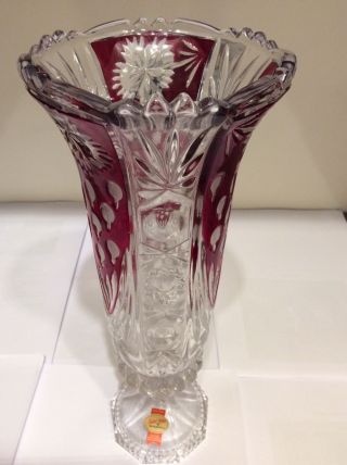 Bleikristall Vase Bild