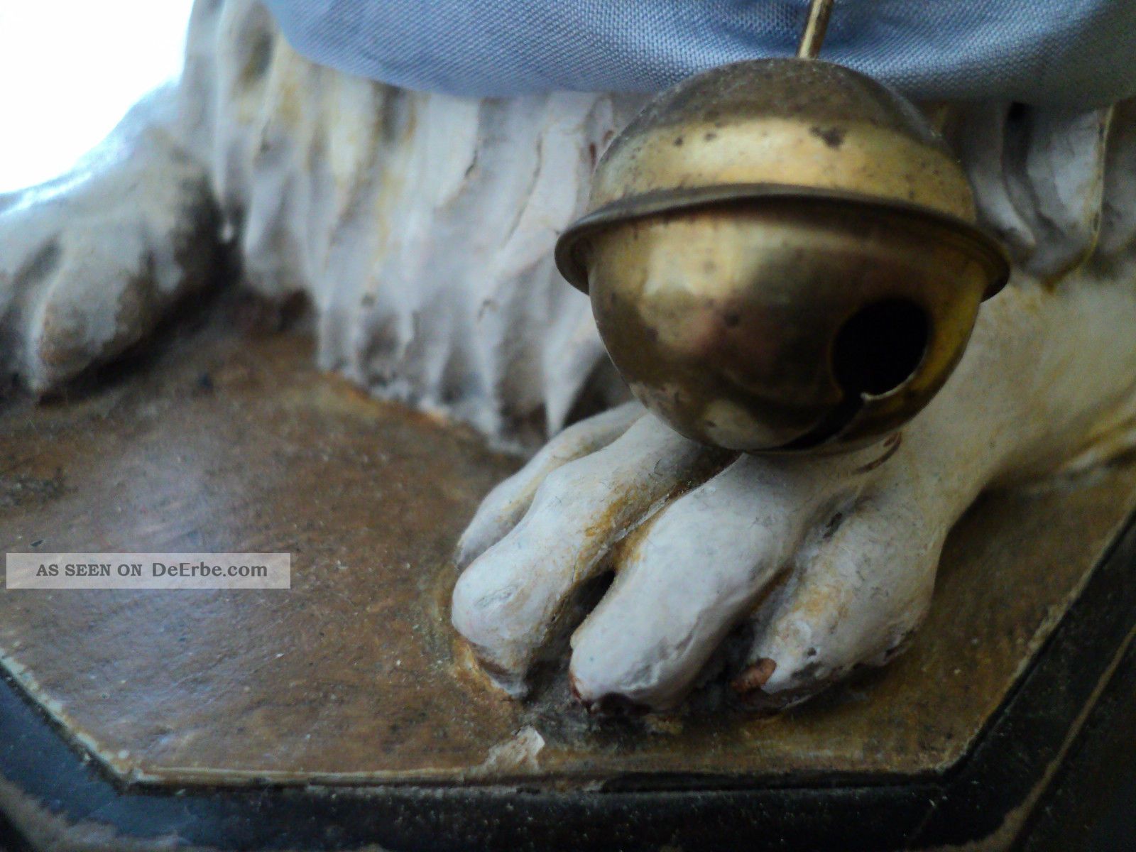 Knurrender Hund Als Raffiniertes Versteck Holz Dose Um 1870