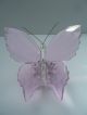 2 Glasfiguren Figur Schmetterlinge Pink Kristallkugel Kristall Geschliffen Glas & Kristall Bild 3