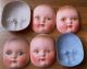 6 Alte Puppengesichter Masken Pappmachee Geprägte Pappe Für Puppe Puppen & Zubehör Bild 1