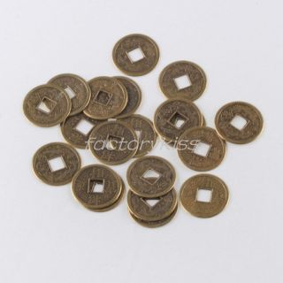 Hot 20pcs Antiquitäten Münzen Münze Spielmünze China Amulett Glücksbringer Ffe Bild