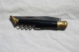 Laguiole Veritable Taschenmesser / Korkenzieher Made In France Um 1920 Od.  Älter Bild