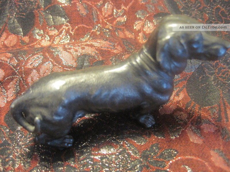 Wiener Bronze F.  X.  Bergmann Große Dackel Rüde Um 1900 Museal Rrrrrr 1900-1949 Bild