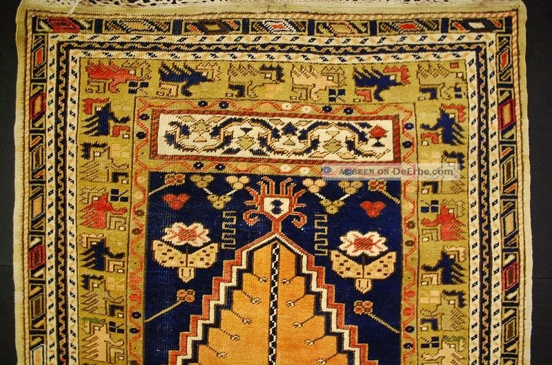 Wunderschöner Orientteppich Ca: 170x110cm Alt Mittel Anatolien Old Rug Teppiche & Flachgewebe Bild