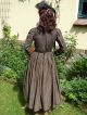 O.  Antikes Tournürenkleid Mit Hut Bustle Kleid Krinolinenkleid Cul De Paris 1870 Accessoires Bild 5