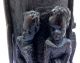Ebenholzfigur Einer Traditionellen Afrikanischen Hütte.  African Sculpture Entstehungszeit nach 1945 Bild 2