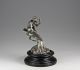 Silber Skulptur Affe 19.  Jahrhundert Um 1860 Meistermarke Silver 19th Century Objekte vor 1945 Bild 3