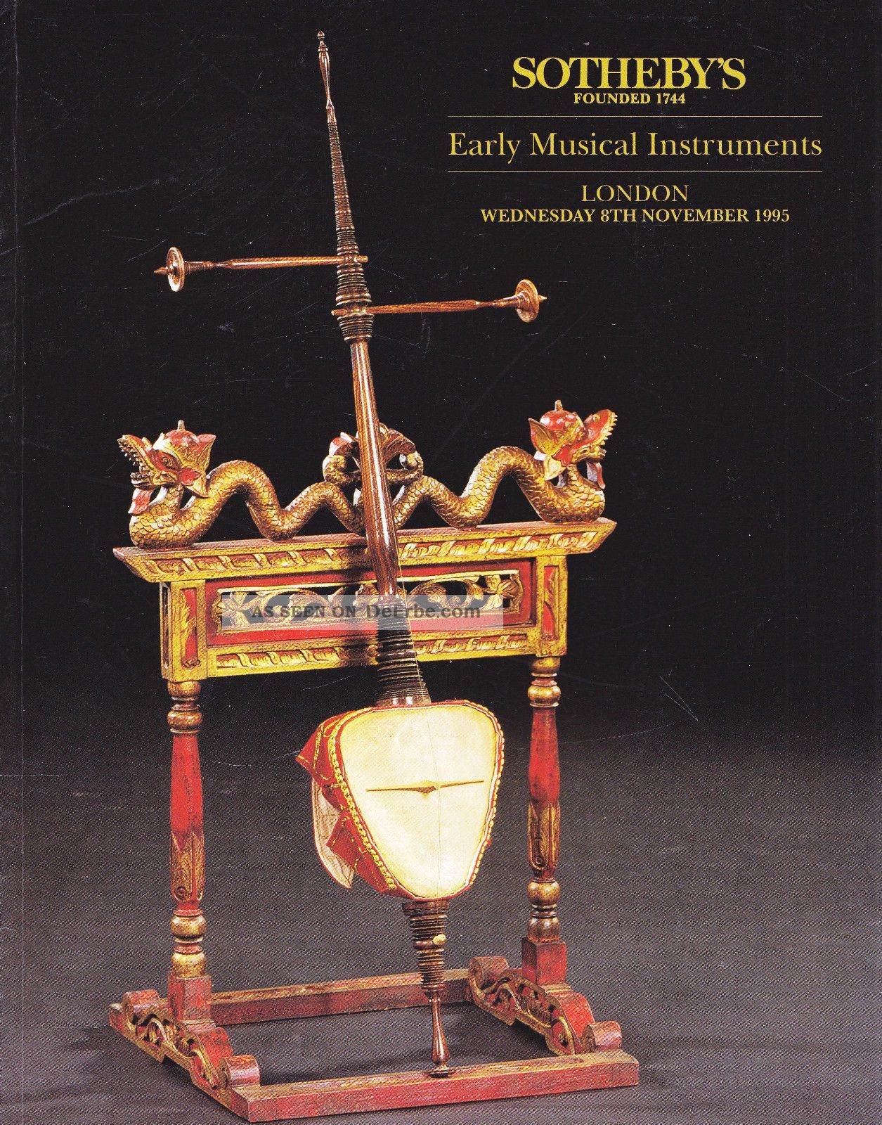 Early Musical Instruments: Sotheby ' S London 95,  Results Antiquarische Bücher Bild