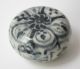 Antike Chinesische Blau - Weiße Keramik - Dose,  Box And Cover,  China Qing Dynastie Asiatika: China Bild 1