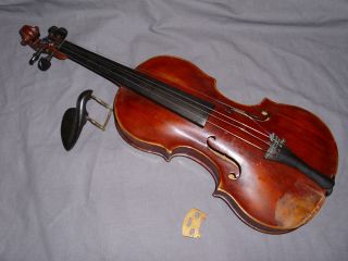 Interessante Französische 4/4 Violine Von Honore Derazey Bild