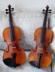 2 Alte Geigen,  4/4 Mit Koffer,  Um 1900,  Violine Violin,  Spielfertig Saiteninstrumente Bild 1
