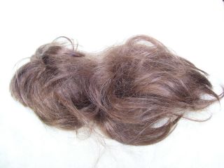 Alte Puppenteile Braune Lang Haar Perücke Vintage Doll Hair Wig 40 Cm Doll Girl Bild