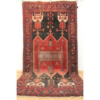 Alter Kurde Malayer Orientteppich Heriz Vintage Teppich 290x150cm Carpet Tappeto Bild