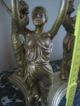 Alte Antike Bronzefigur Bronzeskulptur Nymphen ? Göttinnen ? Frauen Bronze Bronze Bild 3