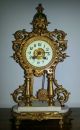 Massive Antike Uhr / 1903 / 45x25x15cm / 4,  3kg 112 Jahre Alt / Antikuhr / Erbstk Antike Bild 6