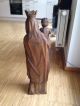 Madonna Marienfigur Statue Wassil Orysik Holz Handgeschnitzt Skulpturen & Kruzifixe Bild 4
