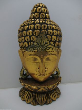 Buddha Kopf Maske Schmuck MÖbel Asiatika Bali Wandschmuck Masken Mask 46635 Bild