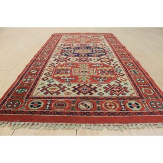Schöner Gewebter Orient Teppich Kazak Motiv Carpet Rug 137x70cm Carpet Tappeto Bild