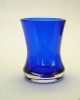 Pokal Fußbecher Vase 13 Cm Kristall Unterfang Blau Handarbeit Kristall Bild 2