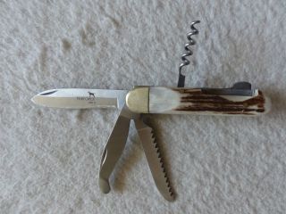 Parforce Jagd Hunting Pocket Knife Taschenmes Messer Aufbruchklinge Säge Saw Bild
