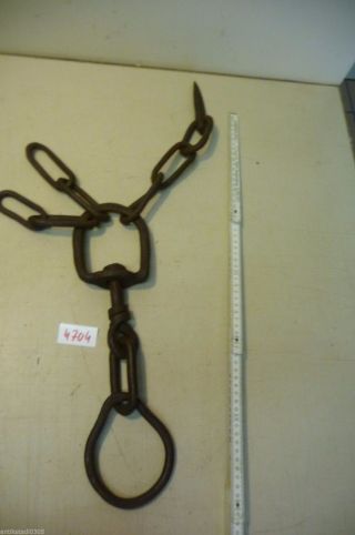 Nr.  4704.  Alte Kette Barock Eisenkette 2,  3 Kg Old Iron Chain Bild