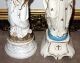 Zwei PrÄchtige Alte Madonnen Mutter Gottes Figuren Mit Jesuskind Aus Porzellan Skulpturen & Kruzifixe Bild 1