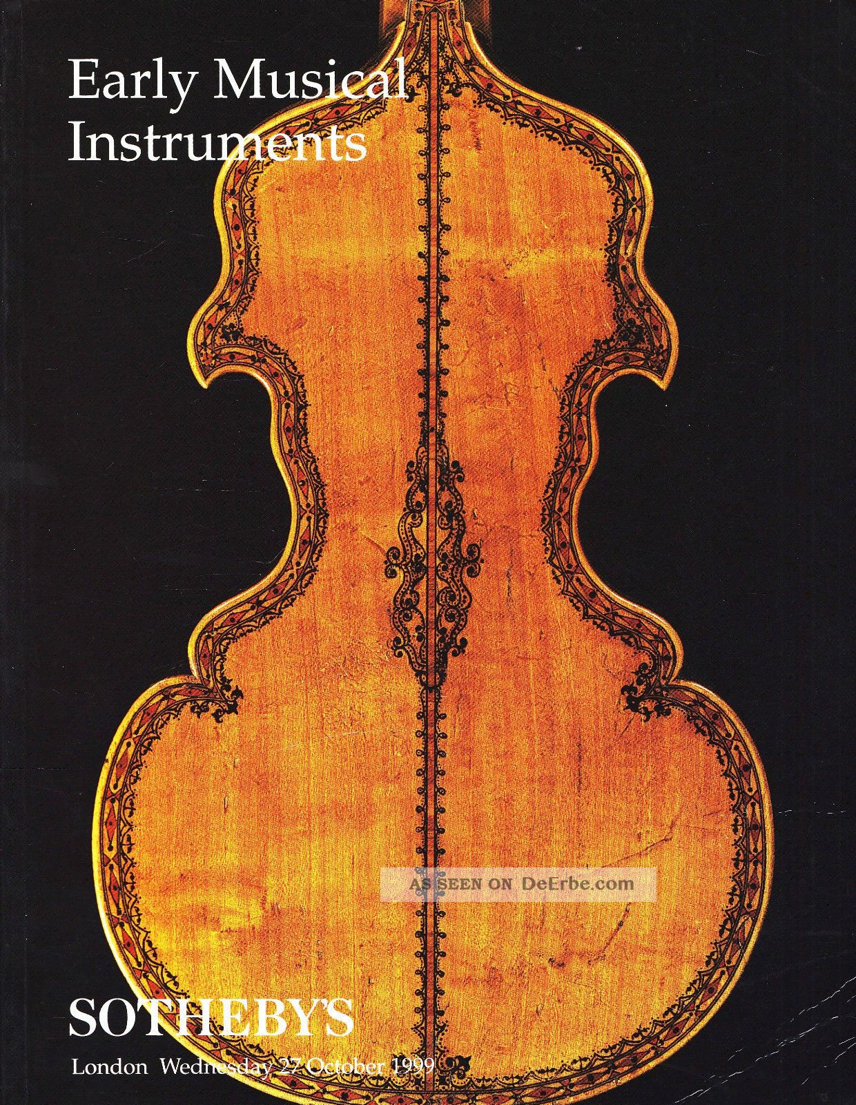 Early Musical Instruments: Sotheby ' S London 99,  Results Antiquarische Bücher Bild