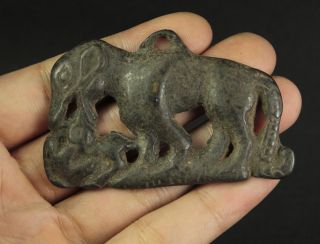 Altes Skulptur Tiger Aus Bronze China Wohl 18.  Jhd Bild