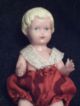 Alte Puppenstuben Puppe Mit 2 Kuscheligen Bettvorlegern Fell Teppich Puppenteile Original, gefertigt vor 1970 Bild 1