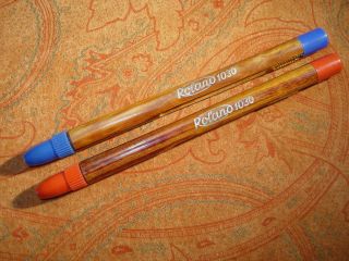 Roland 1030 2 Mechanische Bleistifte Aus Lindenholz Unbenutzt Bild