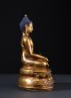 Buddha Ratnasambhava.  Vergoldete / Gilded Statue.  (tibet) Entstehungszeit nach 1945 Bild 4