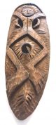 Afrikanische Wandmaske Aus Holz Geschnitzt - African Wall Mask Wood Carving Entstehungszeit nach 1945 Bild 1