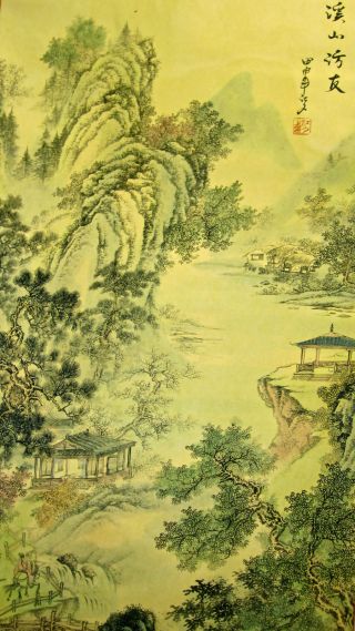 Malerei Chinesische Malerei Malereien Landschaftsmalerei Rollenbilder Aaa Bild