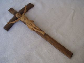 Altes Wunderschönes Kreuz Alles Aus Holz In Erstklassigem Unbeschädigtem Bild