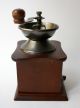 Manuelle Kaffeemühle Holz Funktionstüchtig Mokkamühle,  Vintage Coffee Grinder Haushalt Bild 3