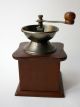 Manuelle Kaffeemühle Holz Funktionstüchtig Mokkamühle,  Vintage Coffee Grinder Haushalt Bild 4