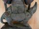 Alte,  Schwere Figur Aus Metall - Bronze ? Ganesha Auf Ratte Sitzend Asiatika: Indien & Himalaya Bild 10