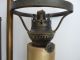 Alte Petroleulampe - HÄngelampe - Schiffs - KajÜten Lampe - Messing Gefertigt nach 1945 Bild 7