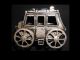 Miniatur Kutsche - Silber - Gepunzt/lovely Miniature Carriage - Silver - Hallmarked Objekte nach 1945 Bild 2