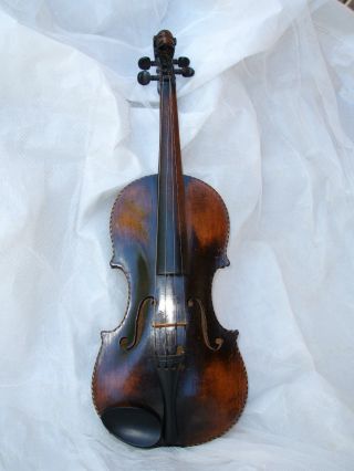 Antike Geige - Violine - Antique Violin Fiddle - Violino Antico - Label Kloz - Bild