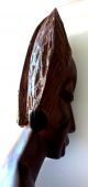 Liebhaberstück – Schwere Afrikanische Büste – Holzschnitzerei – Old African Bust Entstehungszeit nach 1945 Bild 3