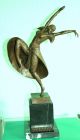 Bronzefigur / Bronzeskulptur/bronze/ Tänzerin / Figur / Skulptur /höhe Ca.  47 Cm Bronze Bild 5