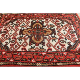 Schöner Alter Handgeknüpfter Orient Teppich Kaschmir Heriz Rug Carpet 60x90cm Bild