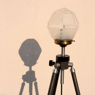 Tripod Stehlampe Hexagon Retro Lampe Loft Industriedesign Unikat Im Bauhaus Stil Bild